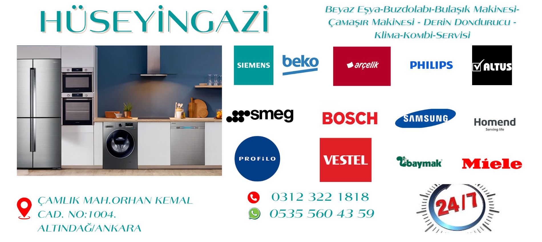 Hüseyingazi Beyaz Eşya